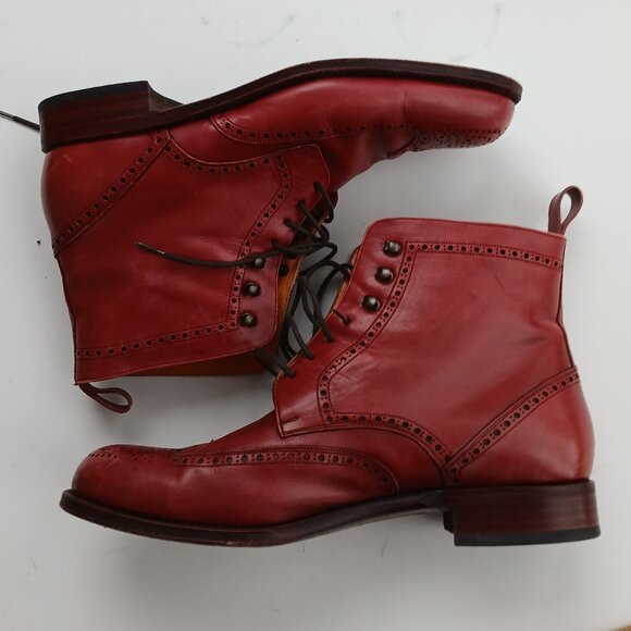 Dress Boots Carmina Shoemaker by Jose Pujadas Goodyer Hand Made Size 6 or 6.5 - Picture 3 of 16